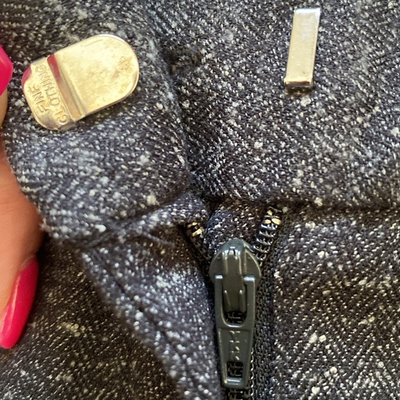 Covington Vanessa Pants Trousers Dark Grey Heather Straight Fit Sz 10 NWT - Picture 8 of 10